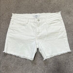 Sam Edelman The Derby Bermuda Short Fringe White size 30
